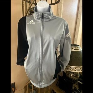 ADIDAS Zip Up Grey/Black Jacket